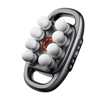 8-Head Fascia Gun – High-Frequency Vibration Body Massager
