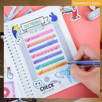 Pink Scrapbook Set - DIY Diary & Journal Supplies for Teens