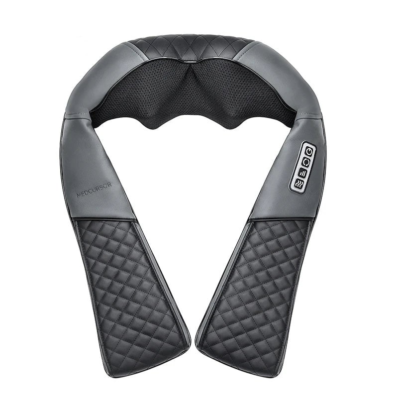 Medcursor Electric Neck & Back Massager Pillow with Kneading and Cervical Massage Shawl