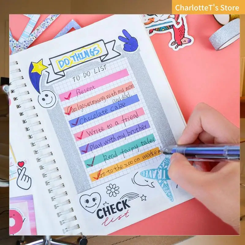 Pink Scrapbook Set - DIY Diary & Journal Supplies for Teens