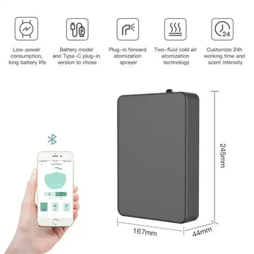 500m³ Battery-Powered Aromatherapy Machine with 500ML Capacity for Home & Essential Oil Perfume Scenting