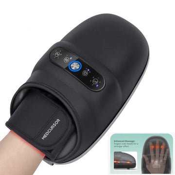 Wireless Electric Hand Massager – Air Compression & Hot Compress for Muscle Relaxation