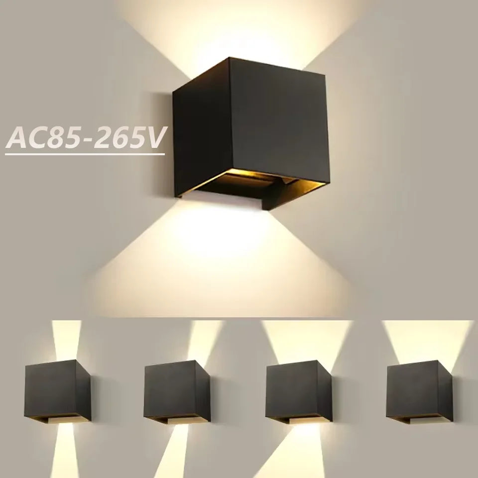 Adjustable Cube Light – Cold/Warm White, Surface Mounted for Indoor/Outdoor Use